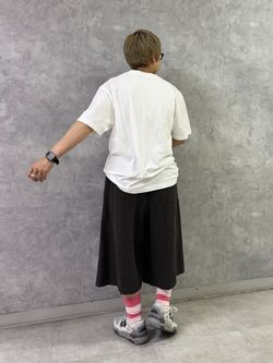 リネンヘリンボン ハーフパンツのコーディネートスナップ（E.M