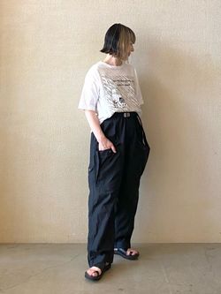リネンヘリン ガウンベストのコーディネートスナップ（M.K）｜journal
