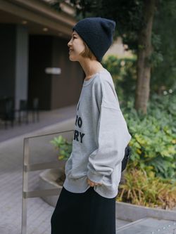 ルーズロゴスウェット2のコーディネートスナップ（Miho）｜Spick 