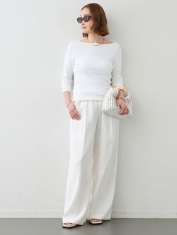 Eloise ボートネック ニットのコーディネートスナップ（MIZU