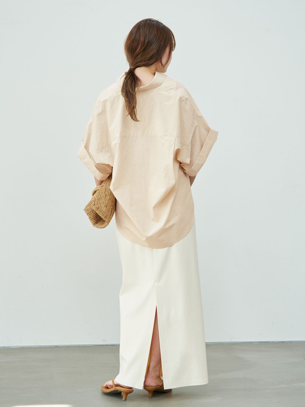 追加予約》Roll Up Cuffs シャツ 2のコーディネートスナップ（yuzuki