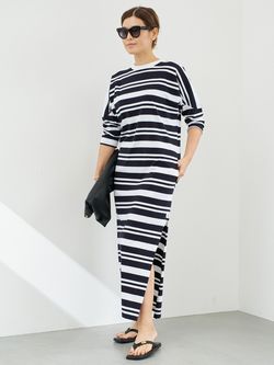 MADISONBLUE / マディソンブルー】 MARINE BORDER FOOTBALL ワンピース