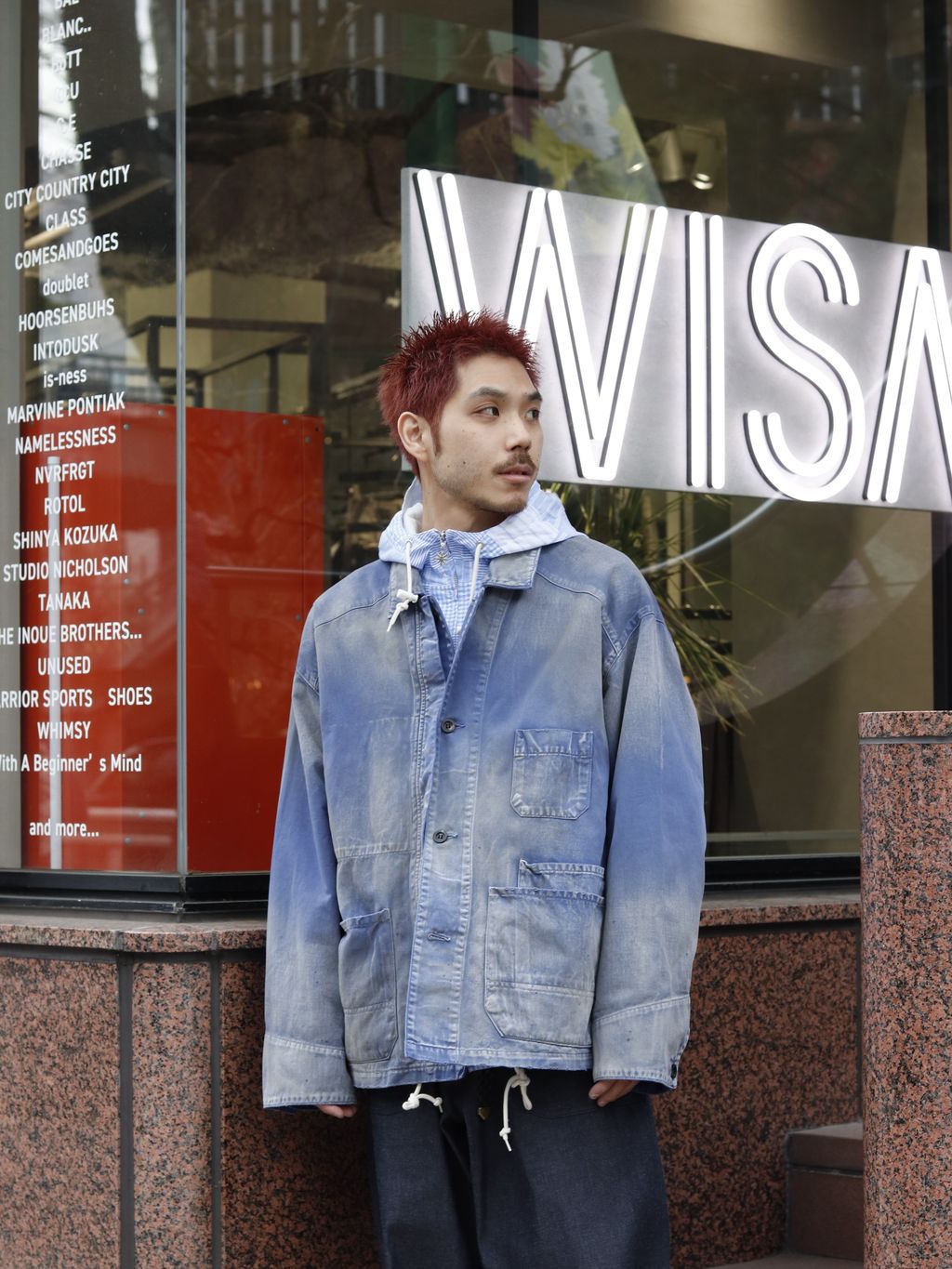 ANCELLM / アンセルム WISM別注 AGING COVERALL JACKETの