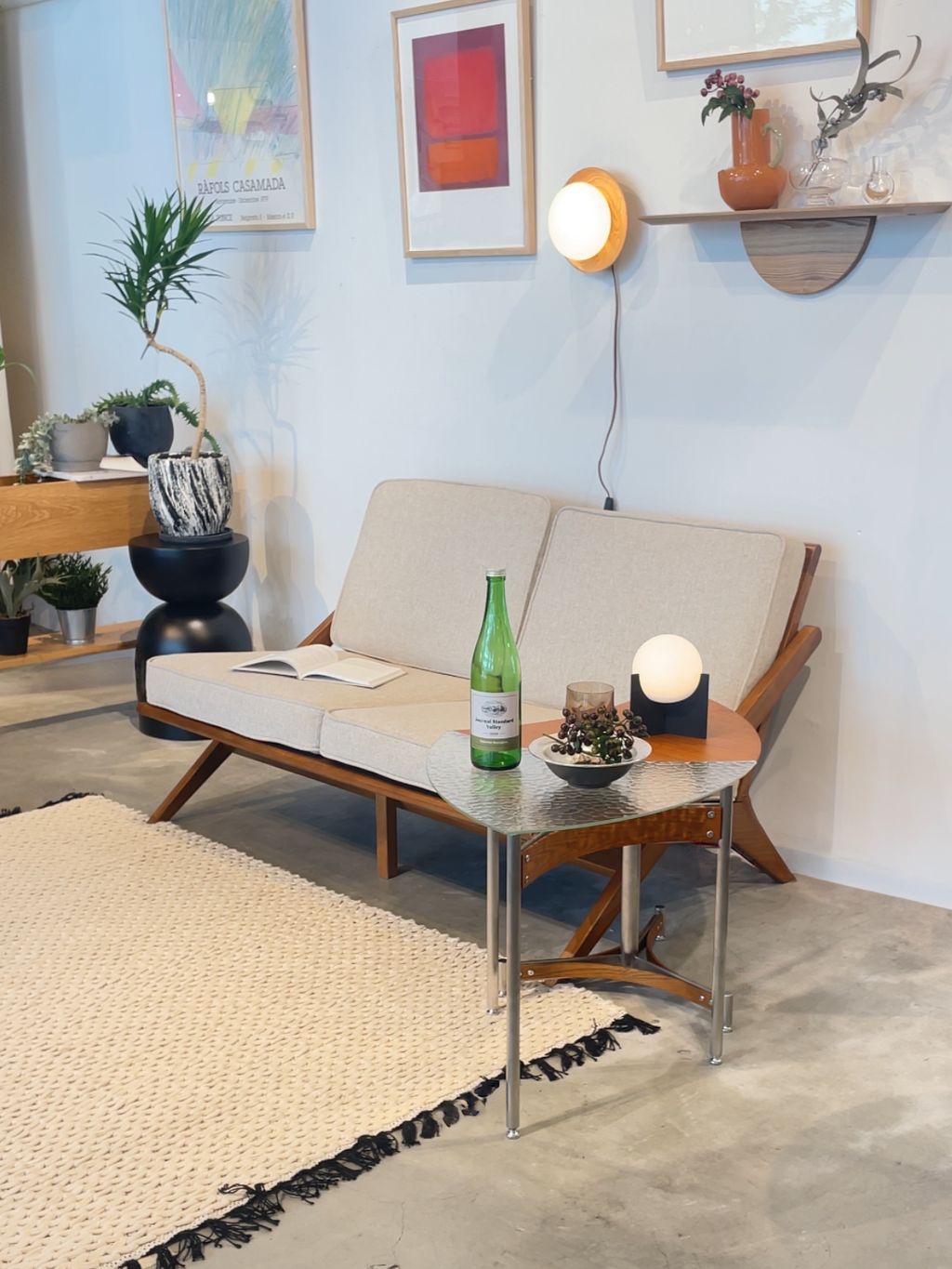大型商品》GHENT SOFA 2P BEIGE ヘント ソファのコーディネート