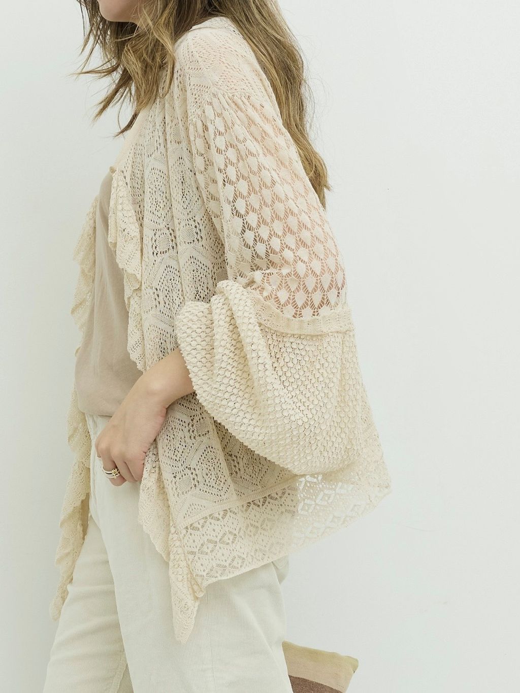 VICTRIAN LACE KNITのコーディネートスナップ（BUYER.N）｜L