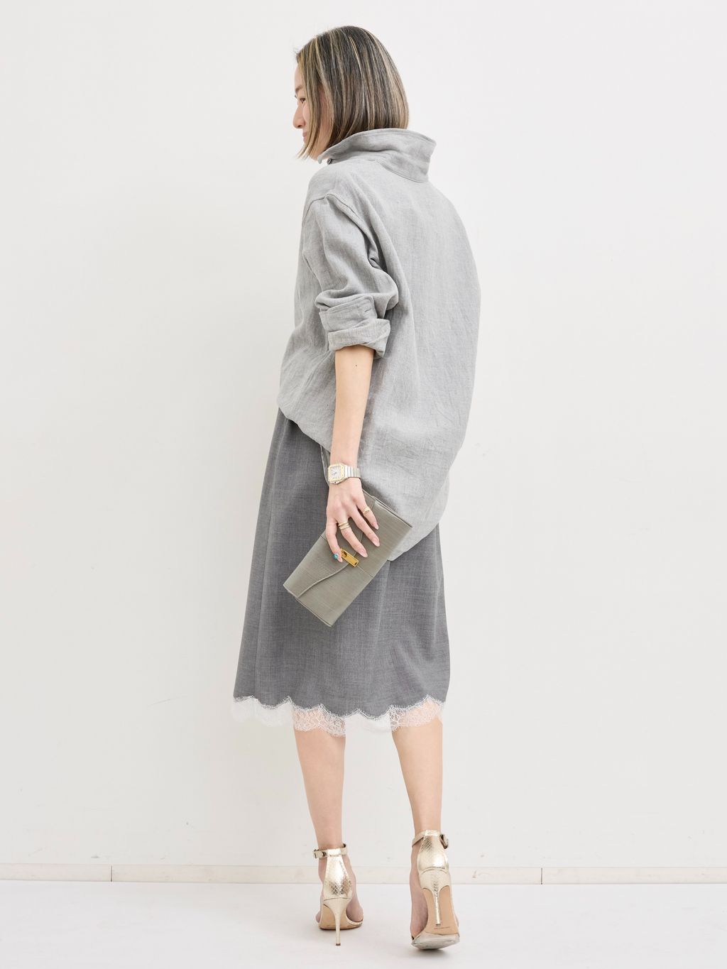 MADISON BLUE/マディソン ブルー】LACE MIDDLE SKIRTのコーディネート