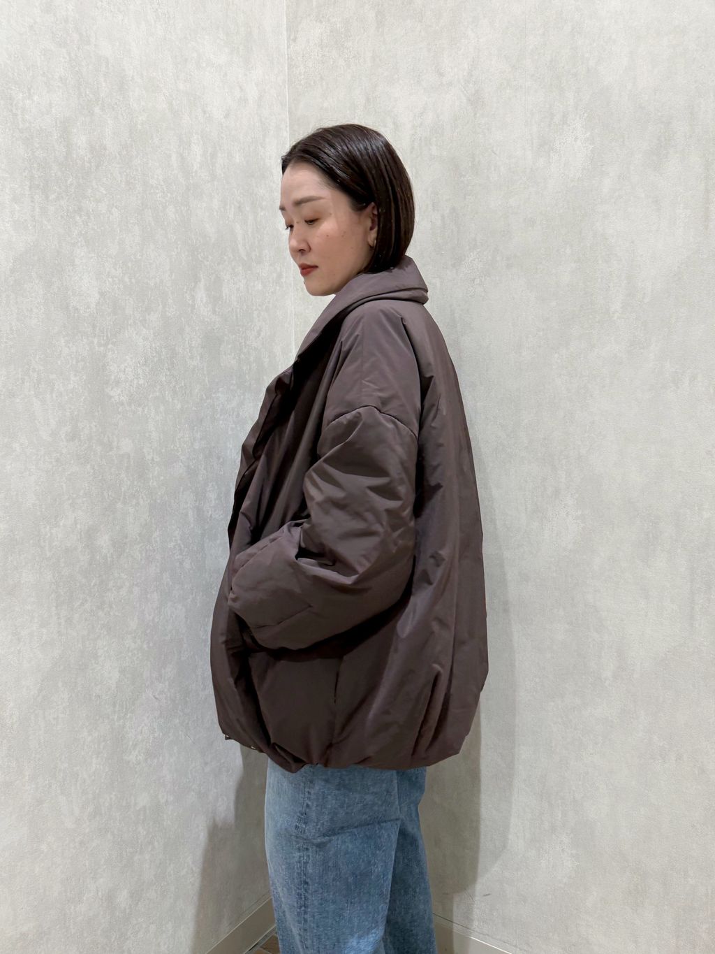 追加》ARTIROSA 撥水テイラーコクーンダウンのコーディネートスナップ