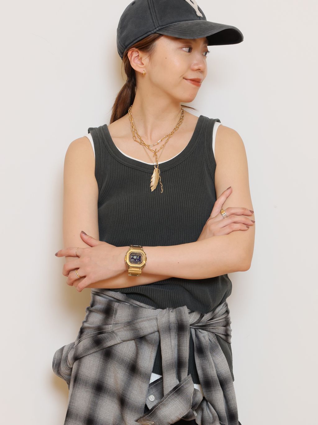 ジョンジョンおまとめ JOHNBULL/ジョンブル】ピグメントハリヌキTANKTOPのコーディネート