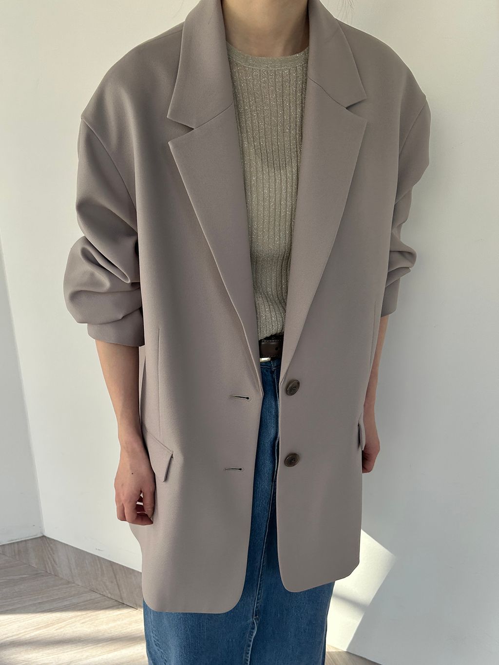 WEB限定/追加》PE SHARK ビックジャケットのコーディネートスナップ