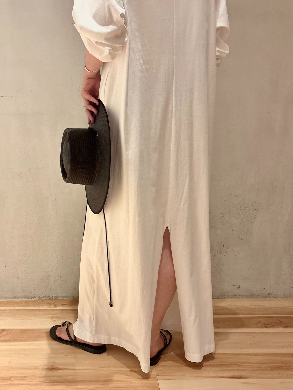 Plage - Plage　CALUX　グレー CALUX / キャラクス 別注 MAXI JERSEY ワンピースのコーディネート