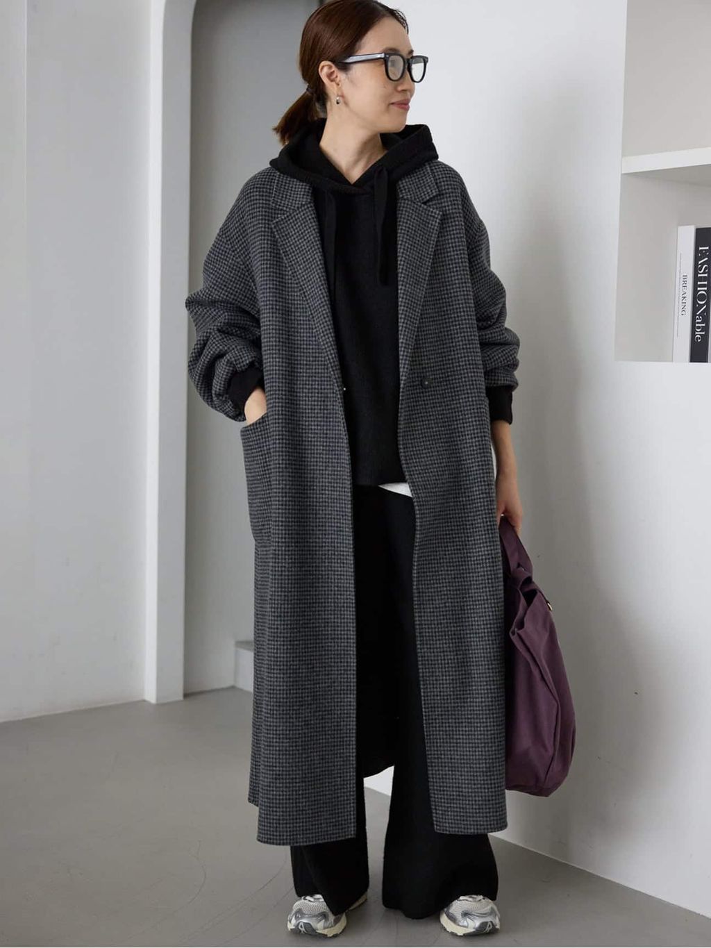 セットアップ対応可》エアリーワイドシルエットフーディーの