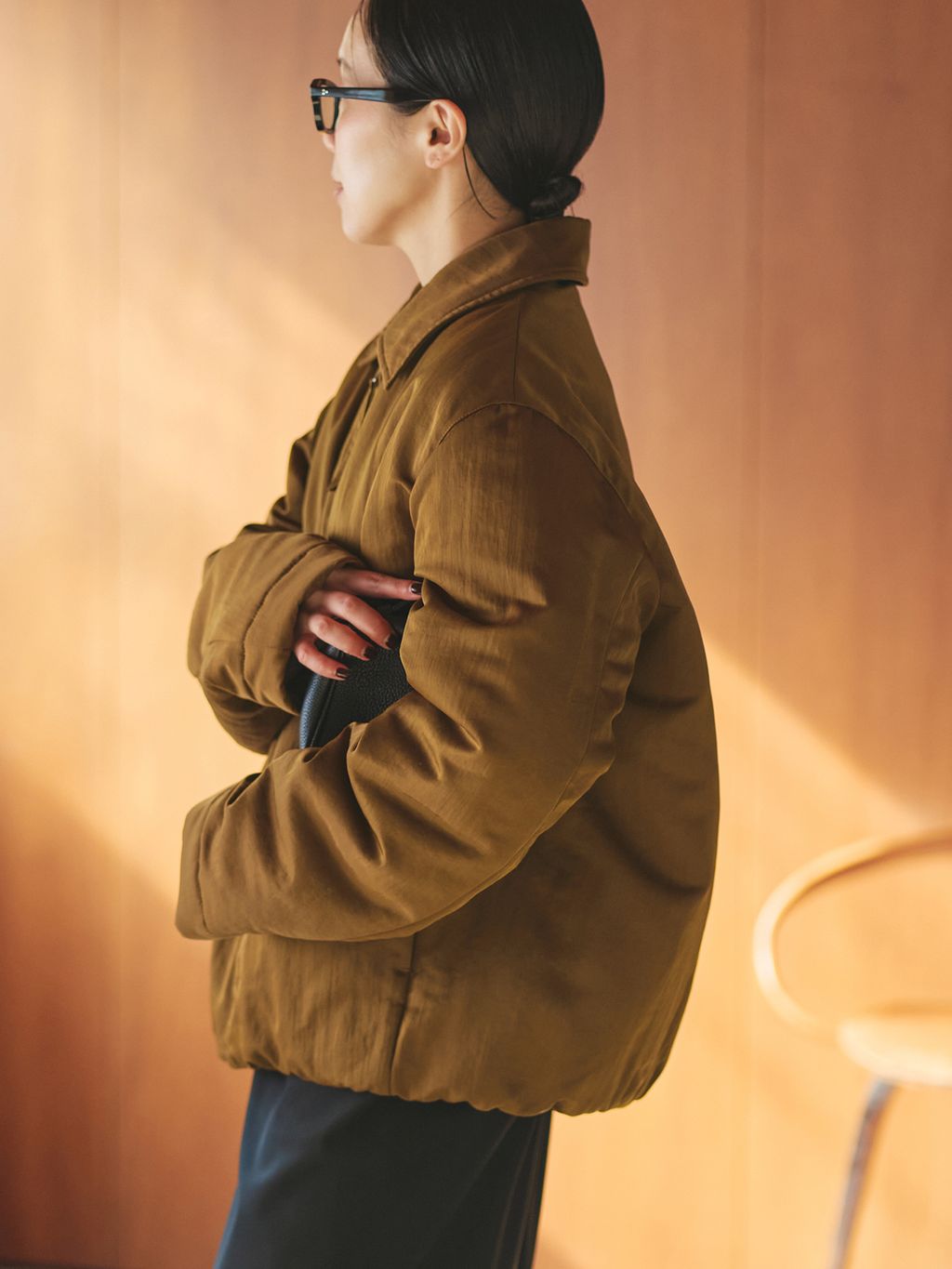 予約》CALUX / キャラクス 別注 ZIP ブルゾンのコーディネートスナップ