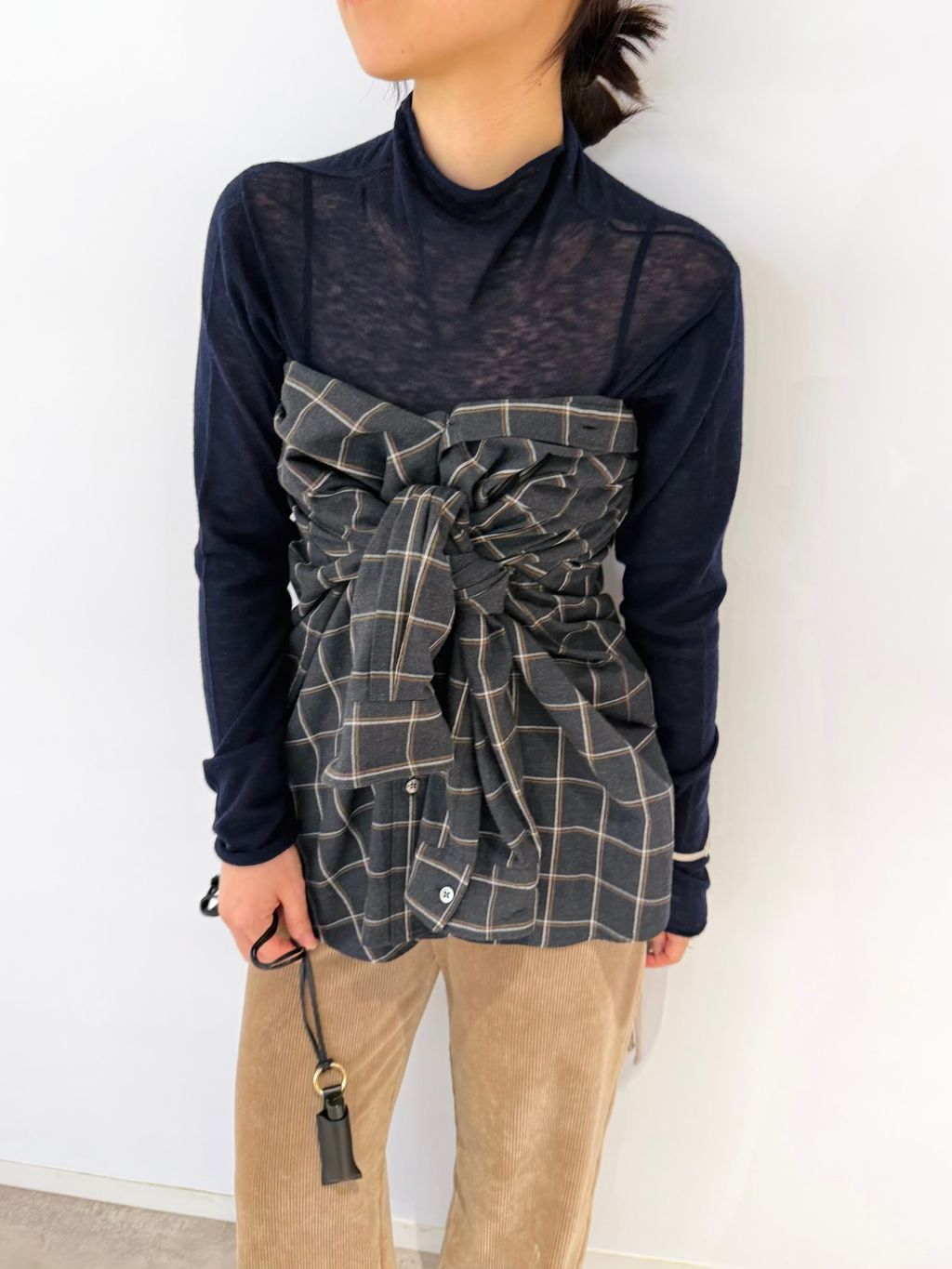 ネルチェックシャツのコーディネートスナップ（miyu）｜EDIT. FOR LULU