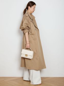 FINXGABA TRENCH コートのコーディネートスナップ（HASE）｜MUSE de