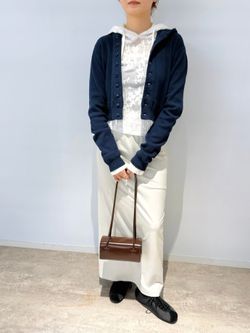 FAITH×LULU】Thermal hoodie cardiganのコーディネートスナップ（emi