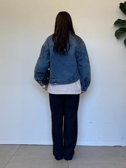 追加》Levi's/リーバイス SLOBE別注 BALLOON SLEEVE TRACKER デニム