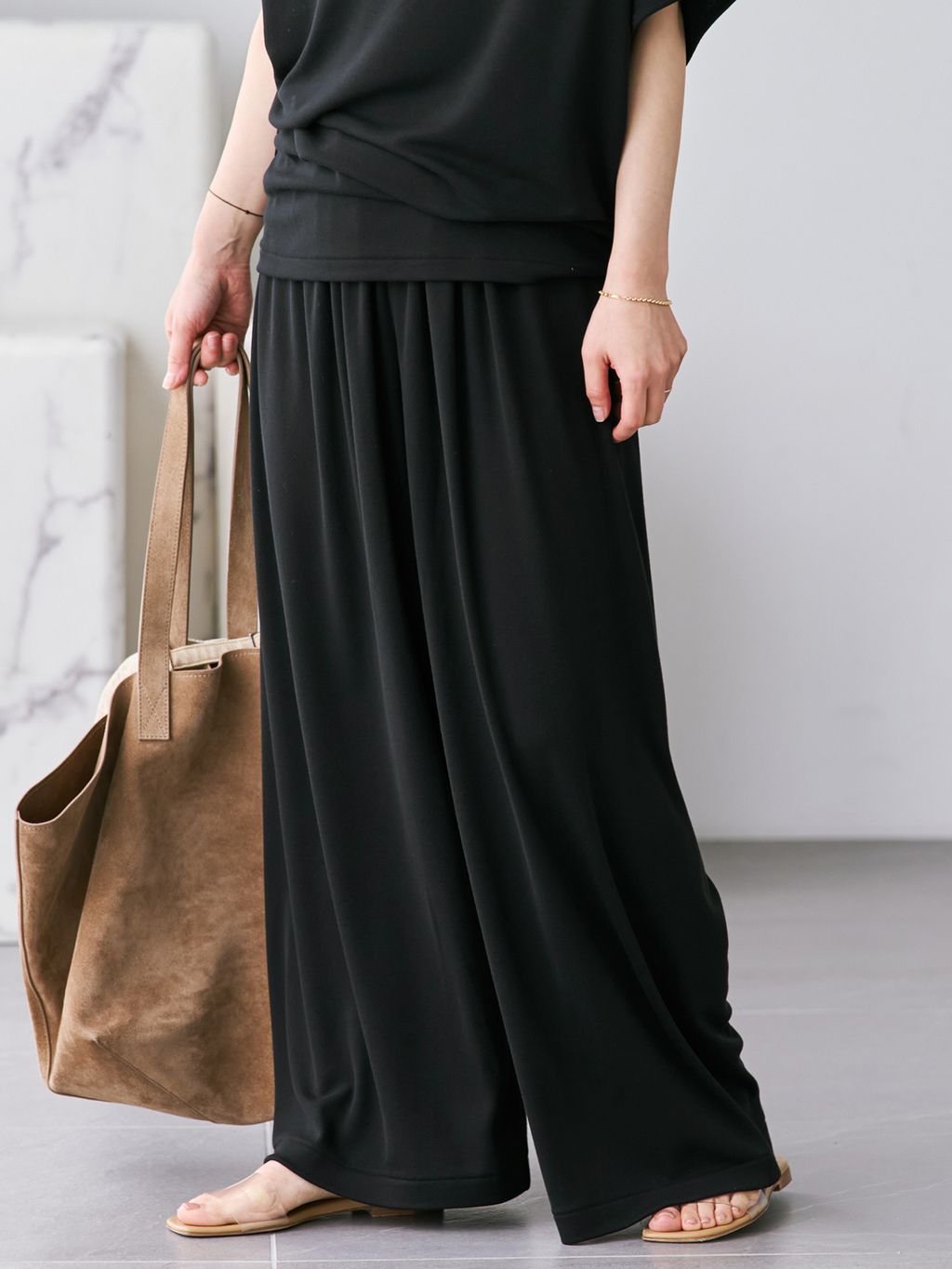 追加》Jersey Tunic プルオーバー 3のコーディネートスナップ（midori