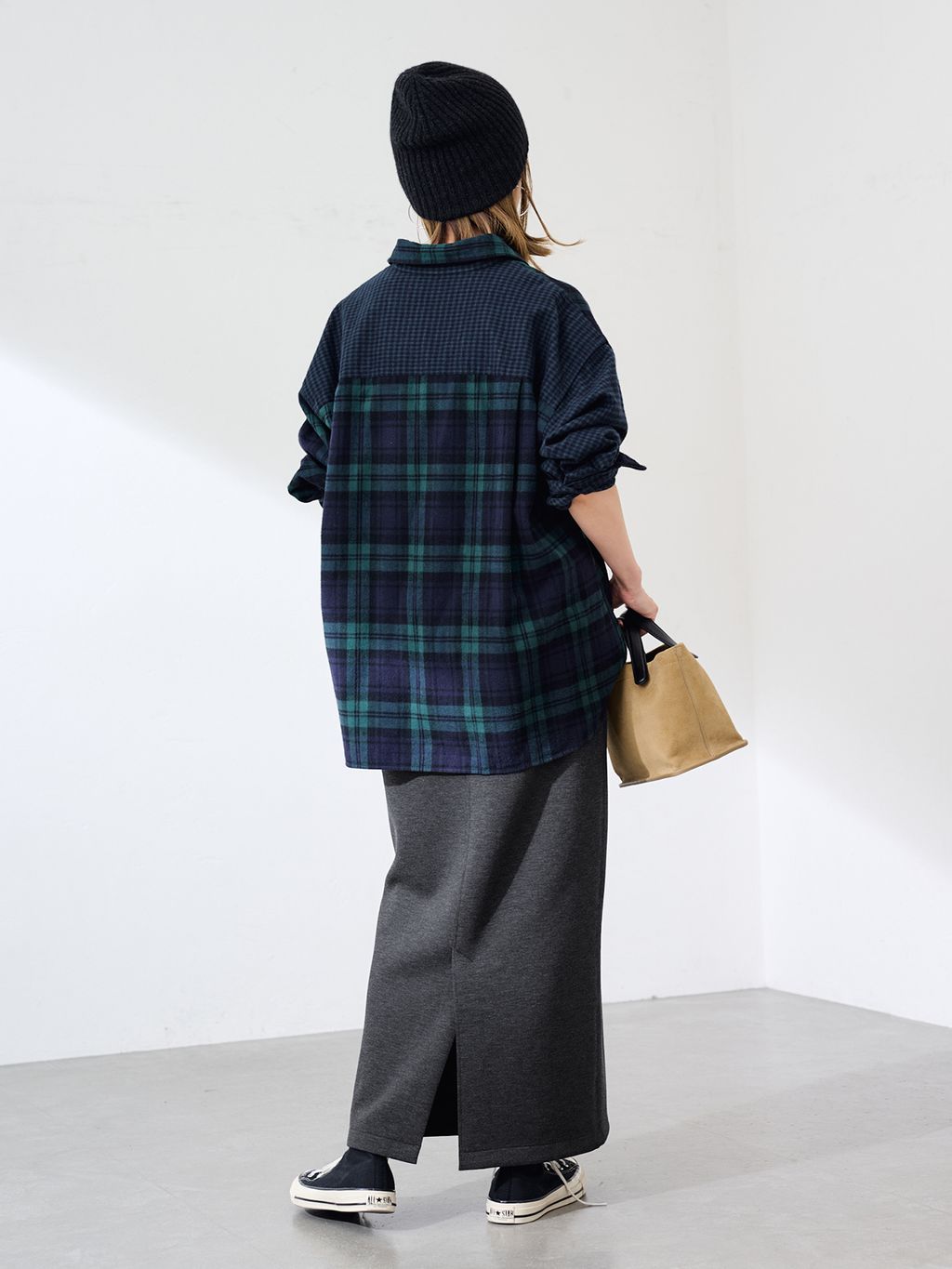 ≪予約≫ネルチェックシャツNEWのコーディネートスナップ（tomo
