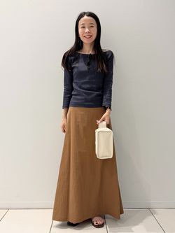 ドットチュールプリーツスカートのコーディネートスナップ（どぅー