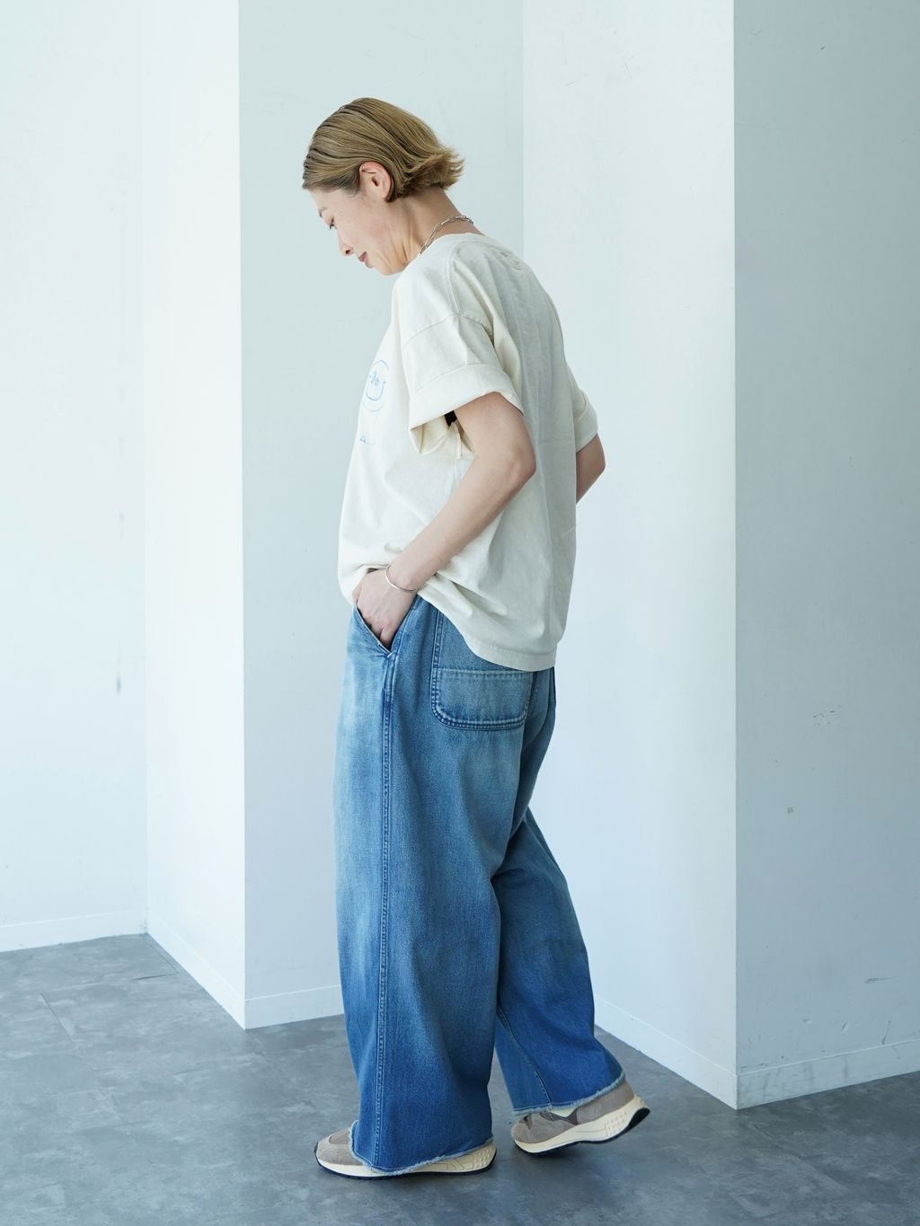 ジャーナルスタンダードラックス HARi NATIVE SMILE TSHIRT HARi】NATIVE SMILE T SHIRTのコーディネートスナップ（Y.S