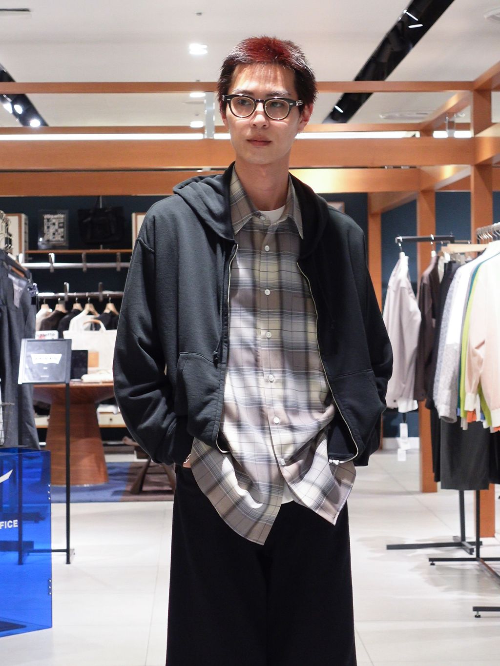 AURALEE (オーラリー) HIGH TWIST LIGHT SWEAT ZIP PARKAの