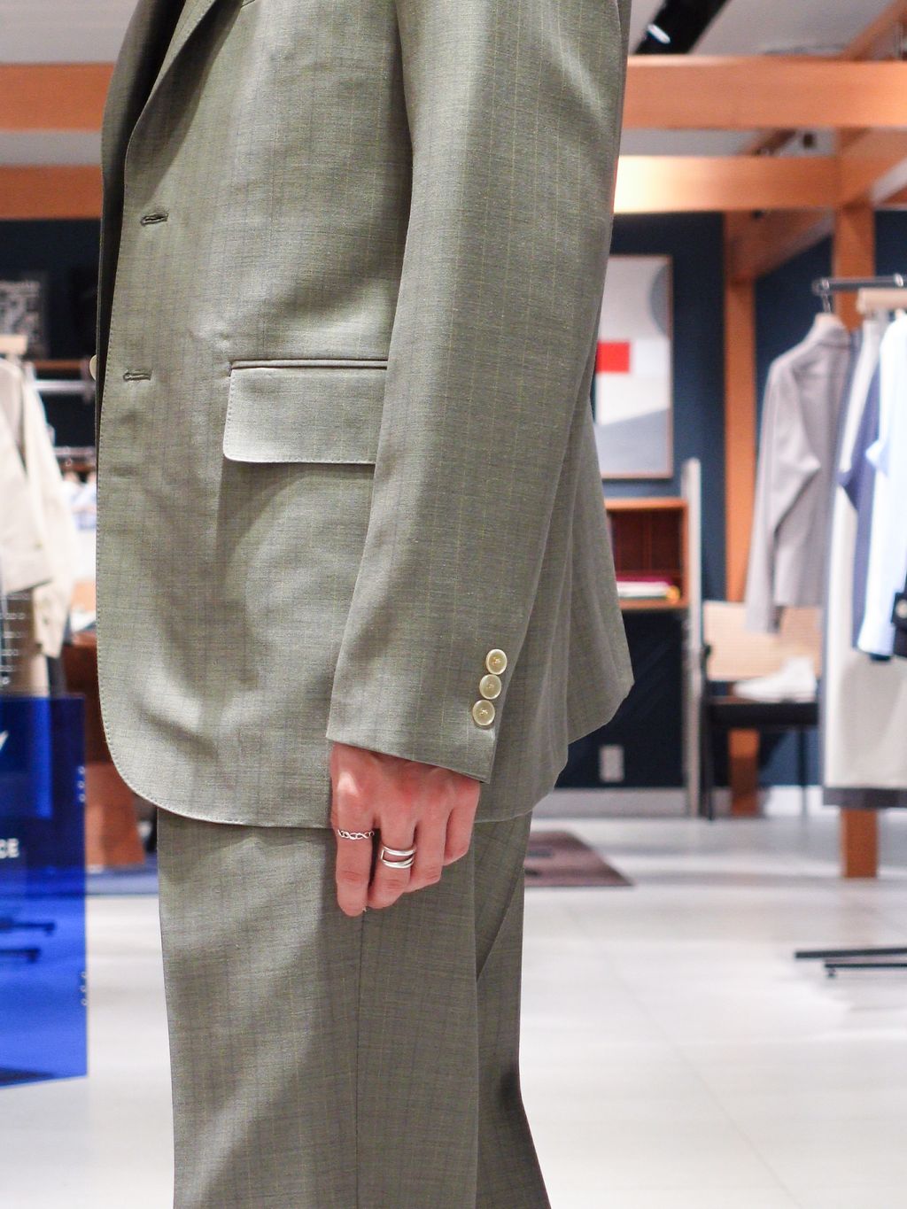 AURALEE (オーラリー) BLUEFACED WOOL JACKETのコーディネートスナップ