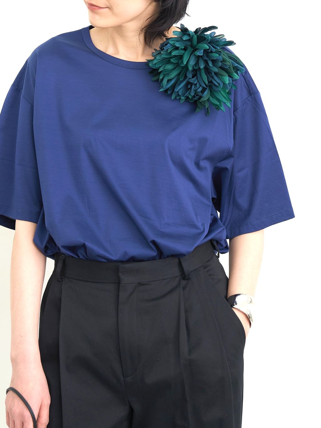 INDRESS/インドレス】 COTTON JERSEY TEEのコーディネートスナップ