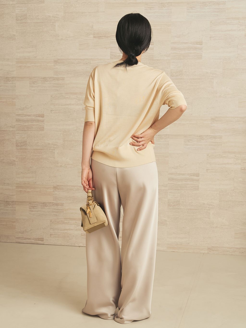 R’IAM PLAGE カシュクールカーディガン R'IAM カシュクールカーディガンのコーディネートスナップ（risa