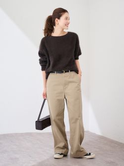 ≪WEB限定 / 追加≫OVER SIZED CHINO パンツのコーディネートスナップ