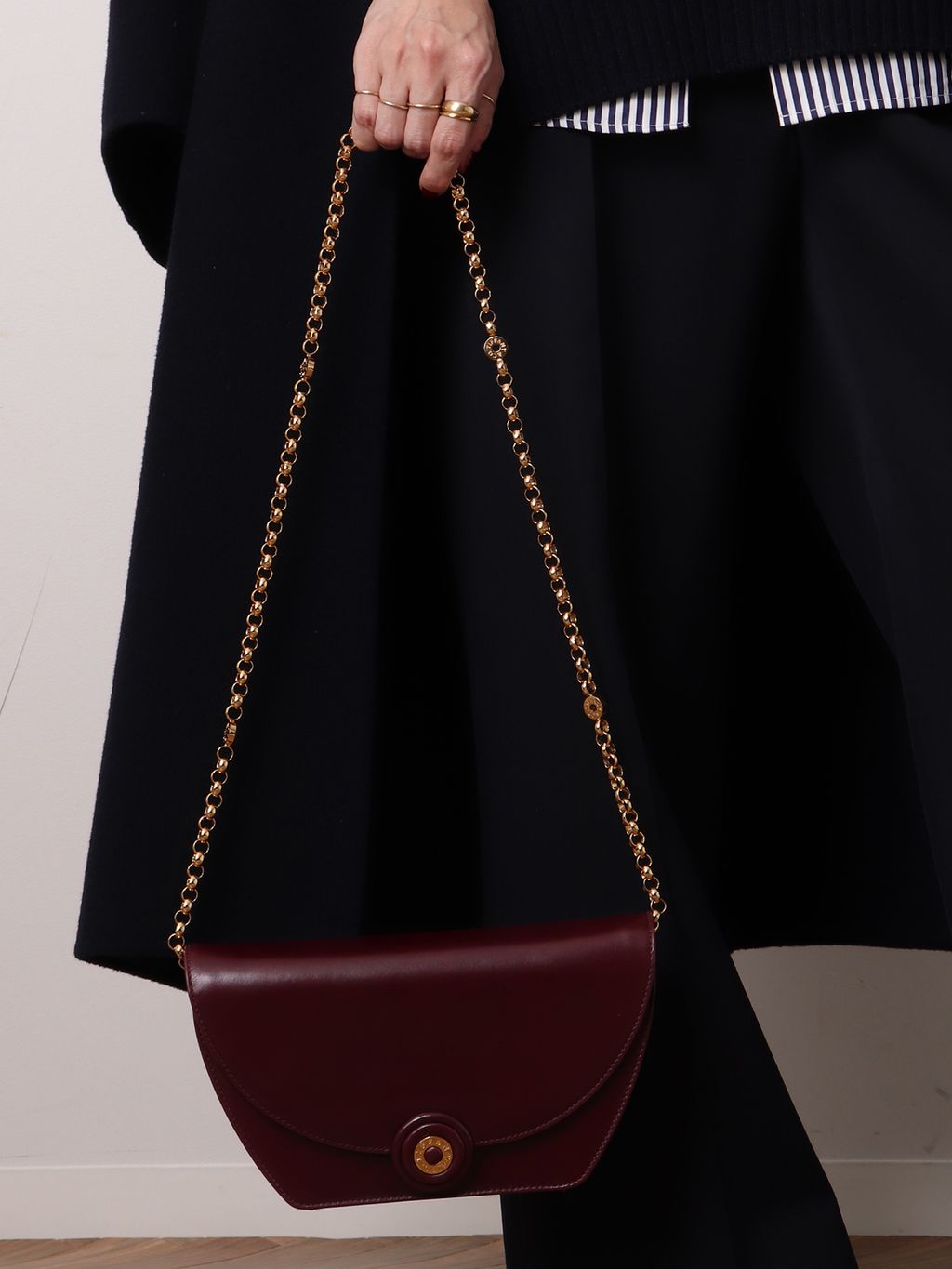 VINTAGE TIFFANY&Co./ティファニー】 チェーンショルダーバッグの