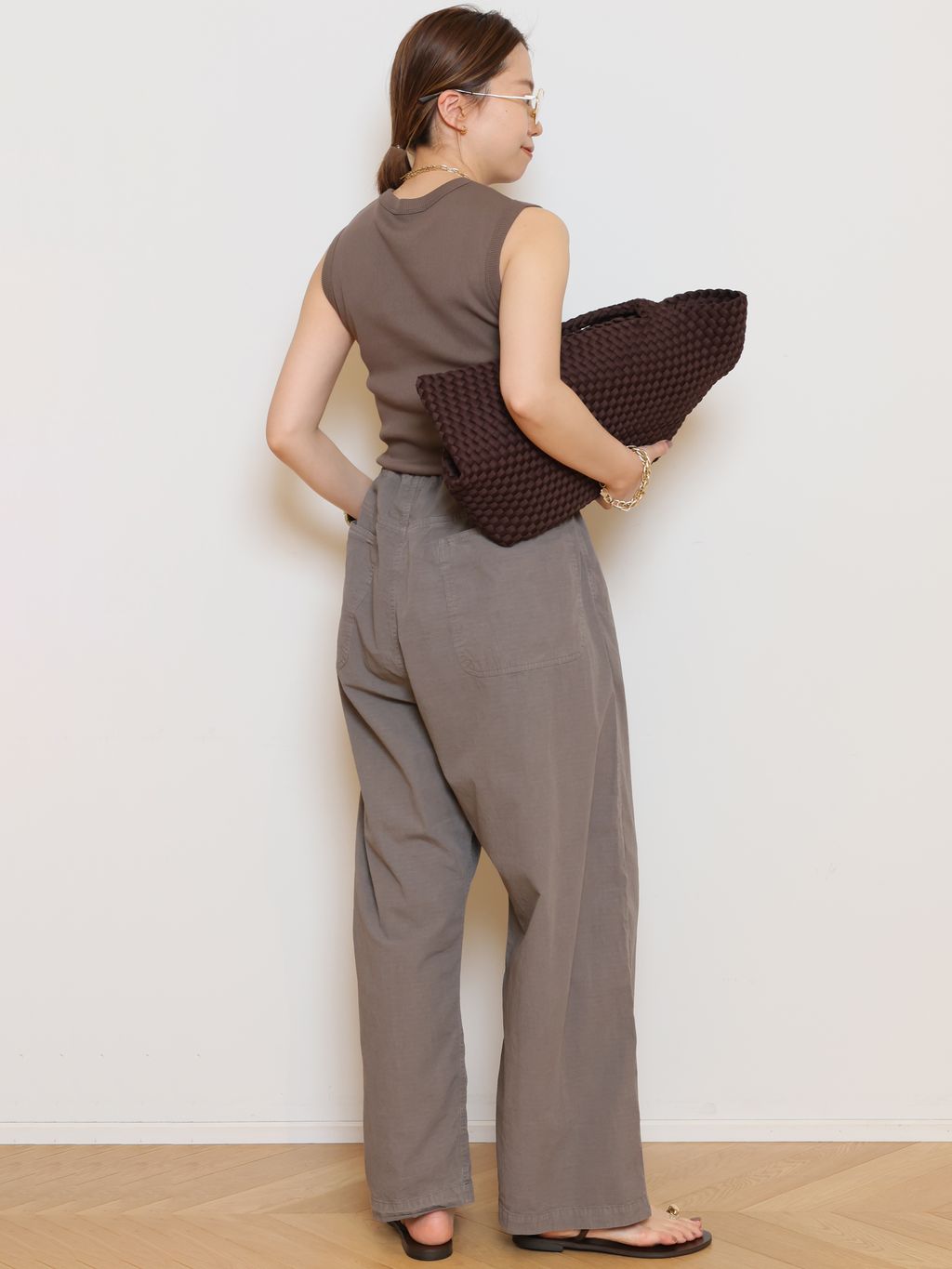 Dignity sleeveless プルオーバーのコーディネートスナップ（HASE