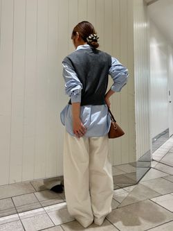 セットアップ対応可》撥水ミドルトレンチコートのコーディネート