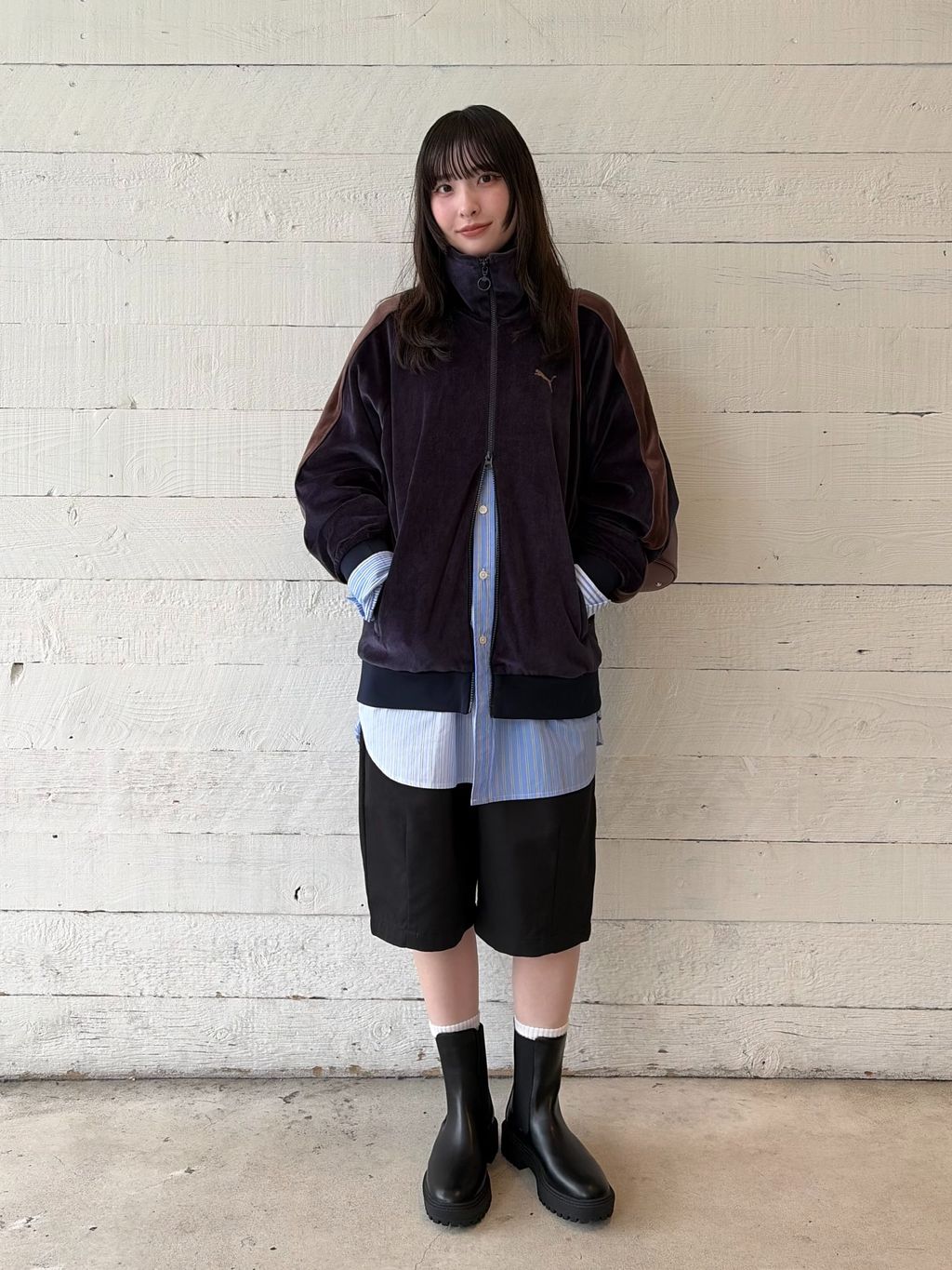 追加》別注【PUMA / プーマ】T7JKTのコーディネートスナップ（ミカ