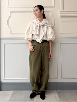 Tuck Sleeves シャツのコーディネートスナップ（An）｜Plage