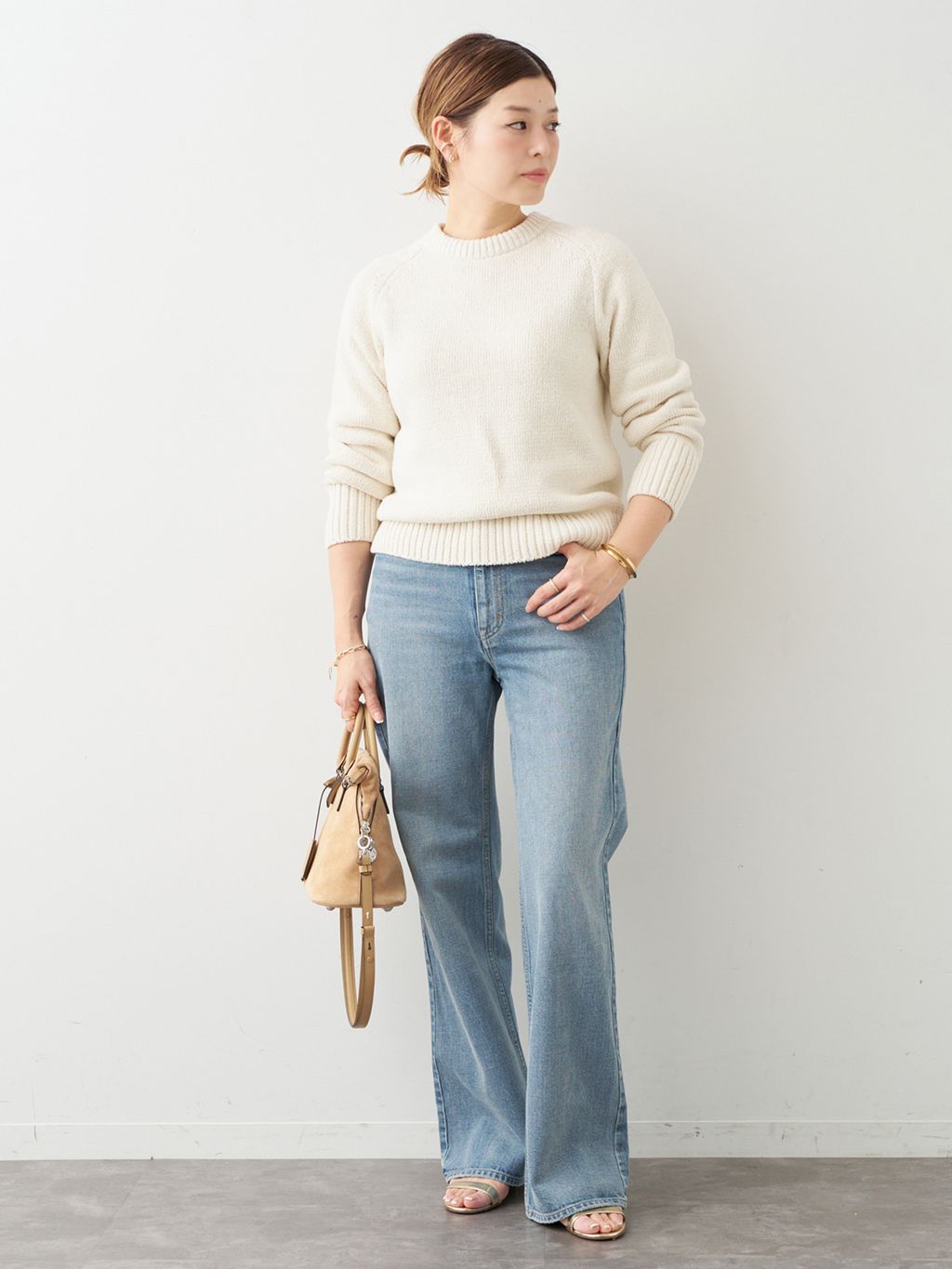 BITTER デニムパンツのコーディネートスナップ（HIRO）｜Deuxieme