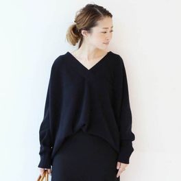 off shoulder プルオーバーのコーディネートスナップ（MIZU