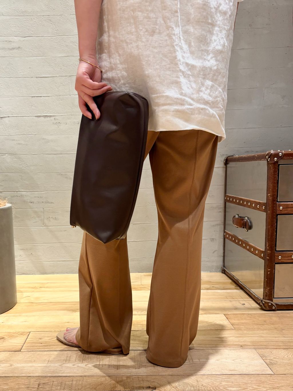 Half tunic ブラウスのコーディネートスナップ（chika）｜Plage