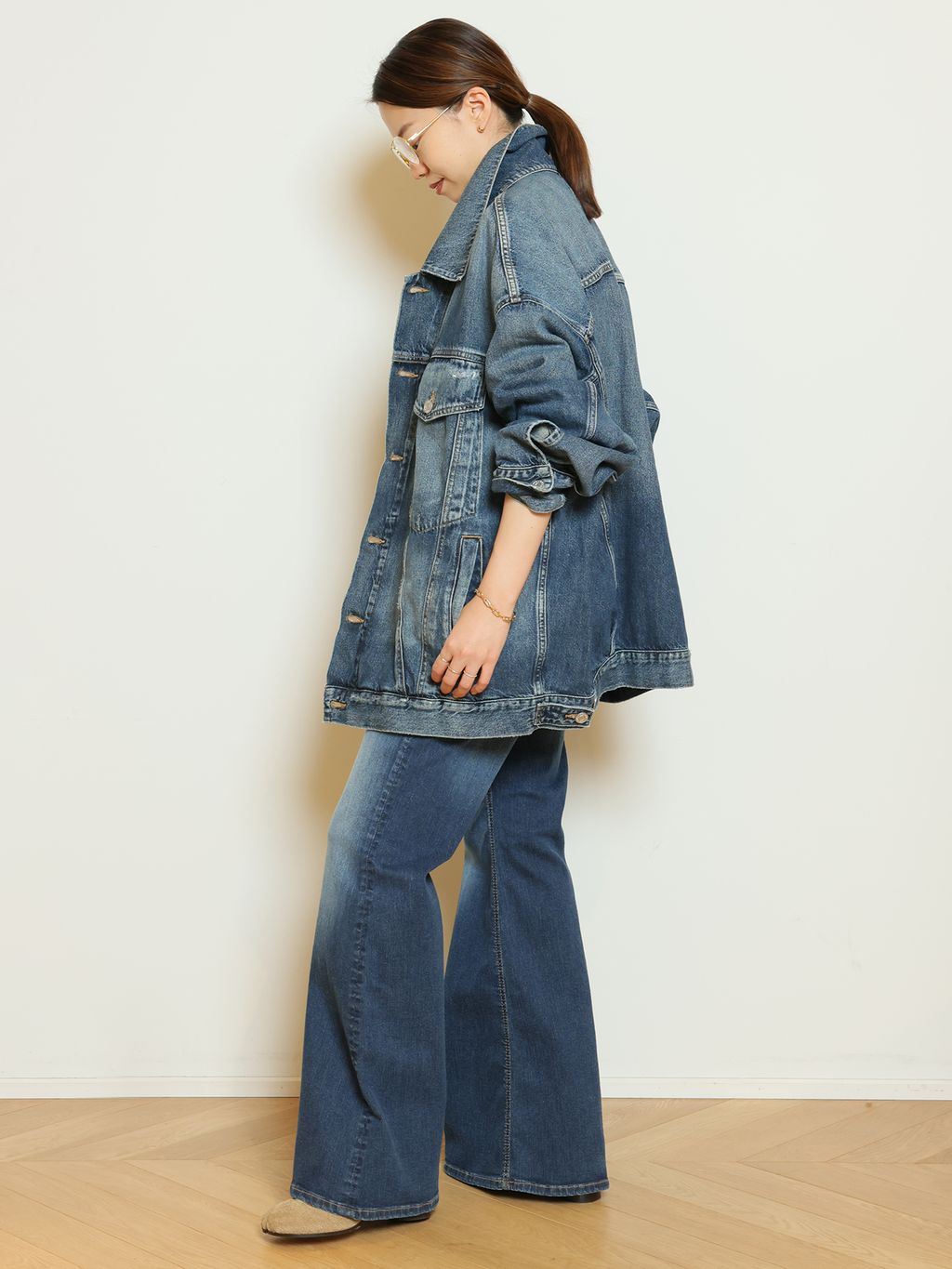 AGOLDE / エー・ゴールド・イー】REWORKED WAYNE ジャケット（DENIM