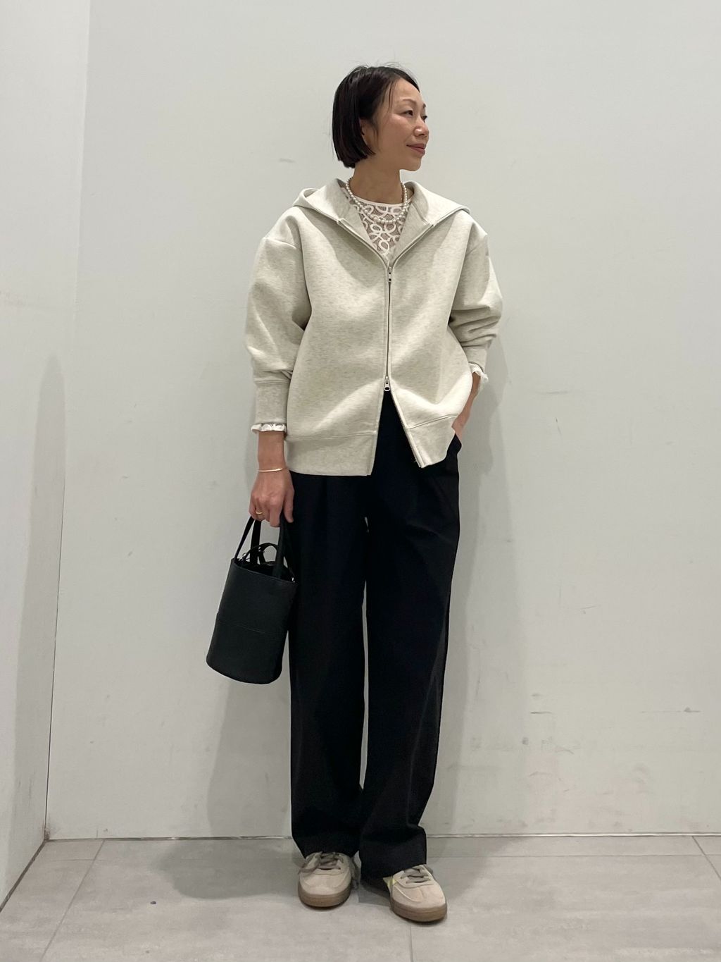 追加》［撥水 / UVカット］【SPENSIERATO】クルーネックコクーン