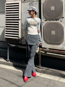 SCULPTOR/スカルプター】 Good Karma Raglan Tee SC25A209の