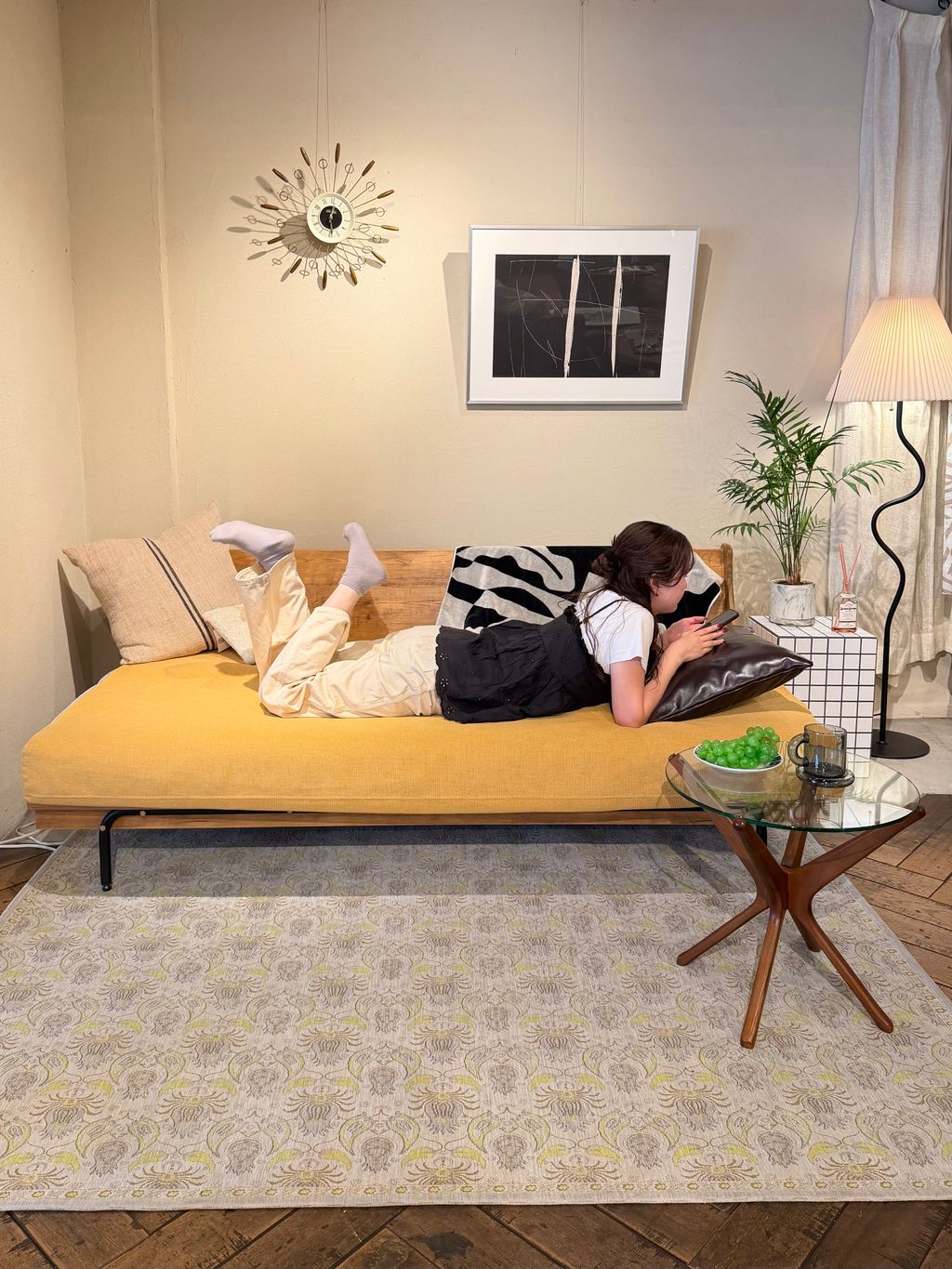 【カバー付】Journal Standard HABITAT SOFA 予約》《大型商品》HABITAT SOFA BED 200cm BEIGE ハビタソファ ベット