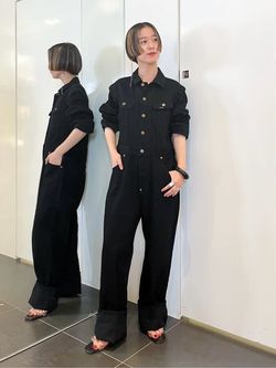 LEE /リー別注 OVERSIZED ジャンプスーツのコーディネートスナップ