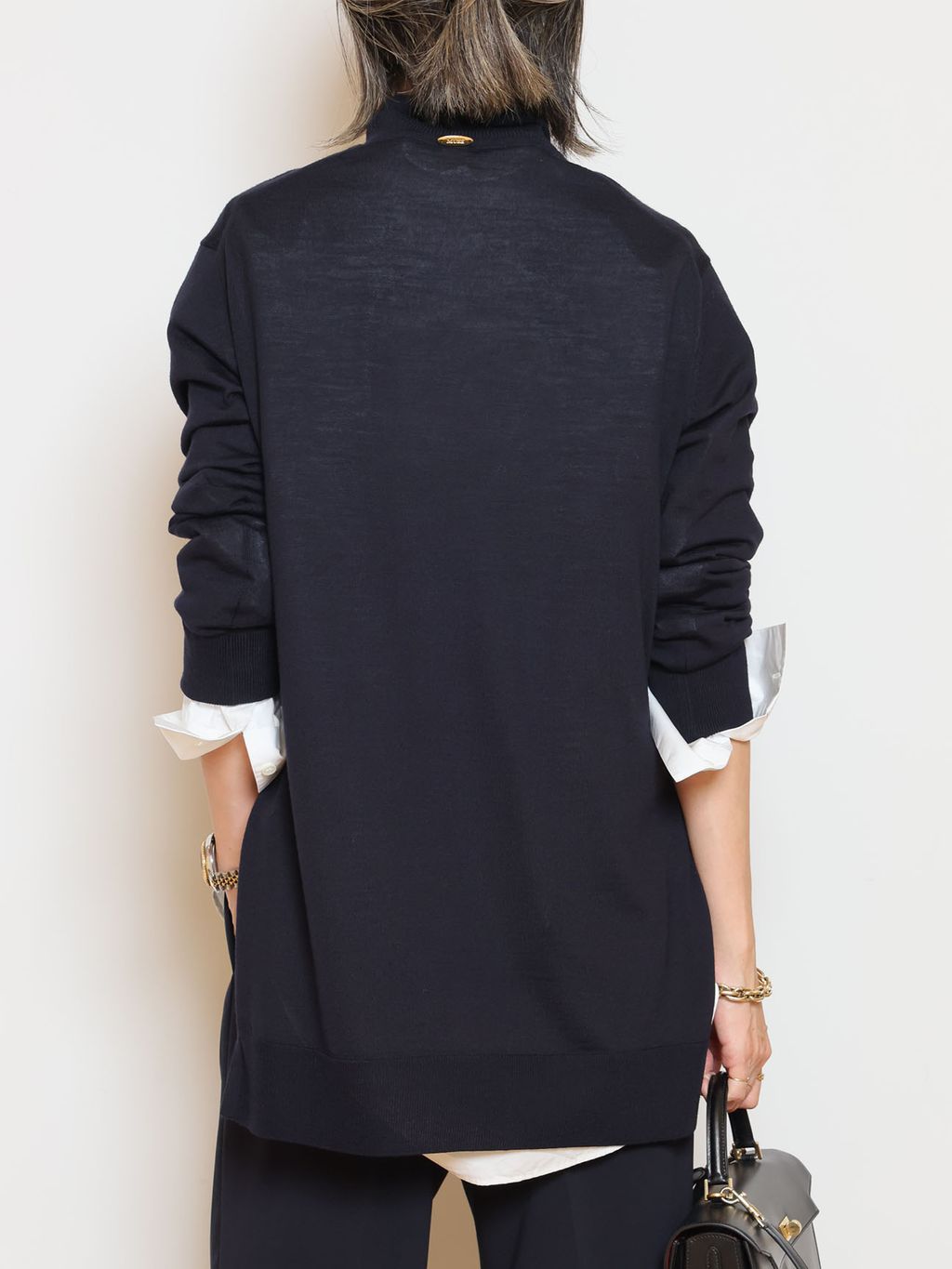 MILLENNIUM タートルネック スリットプルオーバーのコーディネート