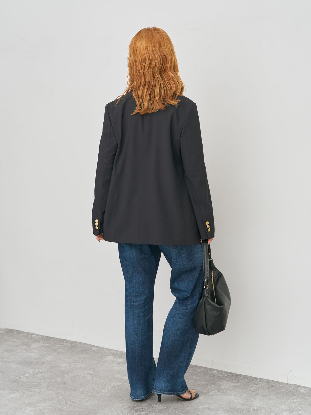 新色有り / 追加予約》プレーンウィーブダブルブレストジャケットの