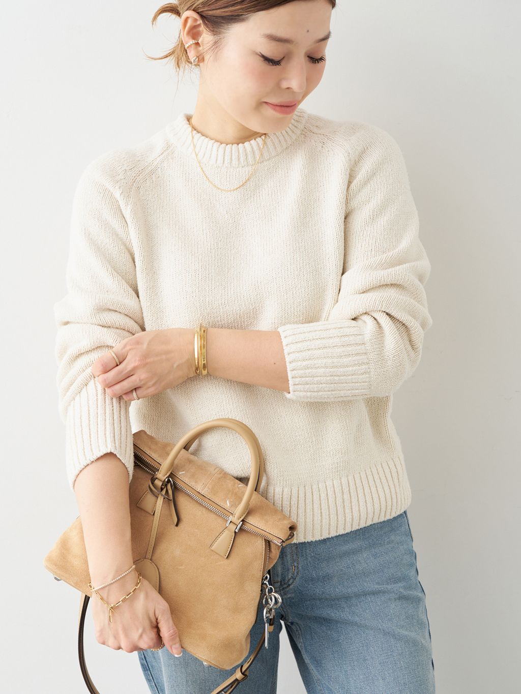 BITTER デニムパンツのコーディネートスナップ（HIRO）｜Deuxieme