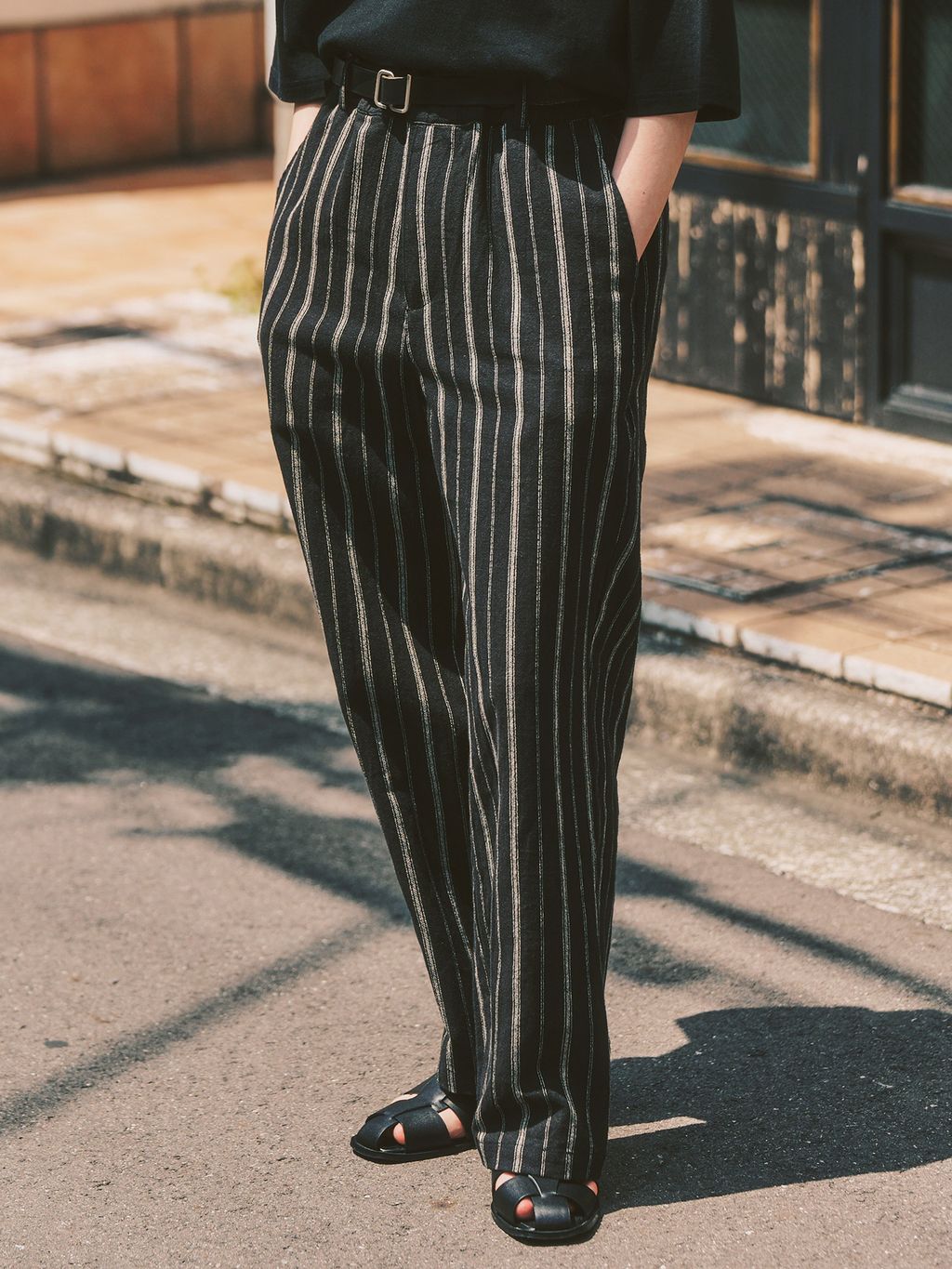 LE JAPON ATELIER SN サックパンツのコーディネートスナップ（417
