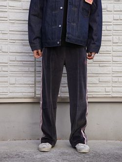 NEEDLES / ニードルズ 別注 C/PE ベロア トラック パンツの