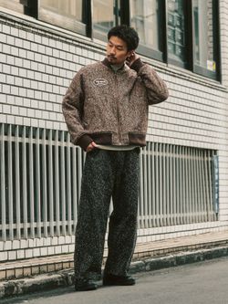 VANSON × 417 TWEED TEAM ジャケットのコーディネートスナップ