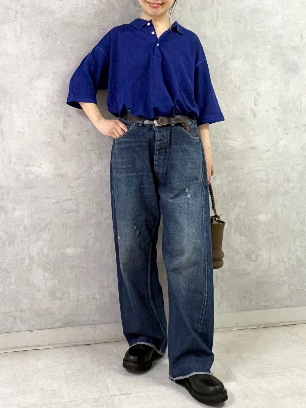 chimala】13.5OZ SELVEDGE DENIM BAGGY CUTのコーディネートスナップ