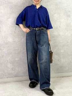 chimala】13.5OZ SELVEDGE DENIM BAGGY CUTのコーディネートスナップ